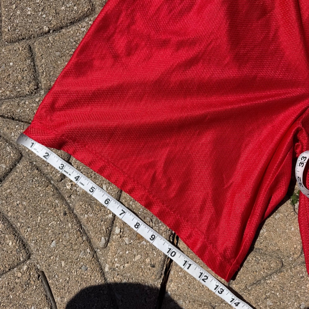Vintage Starter Mens Mesh Athletic Basketball Shorts Red Size Large - Picture 5 of 8